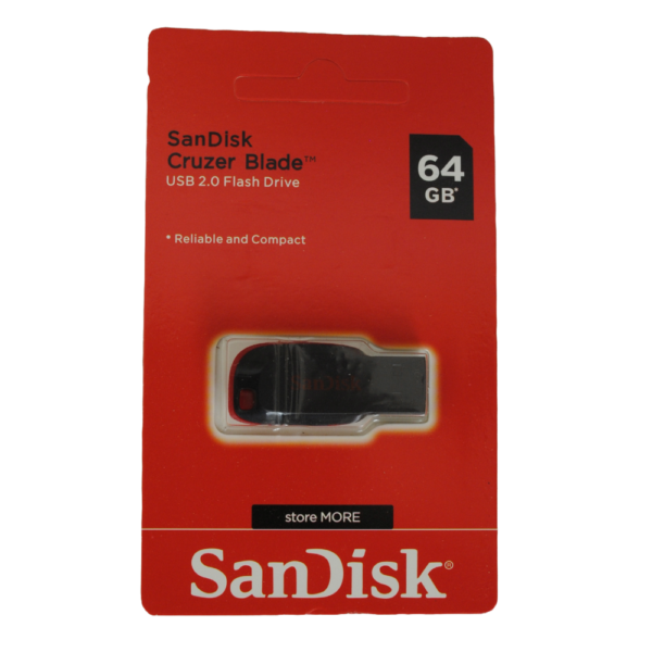 SanDisk Cruzer Blade 64GB USB 2.0 Flash Drive